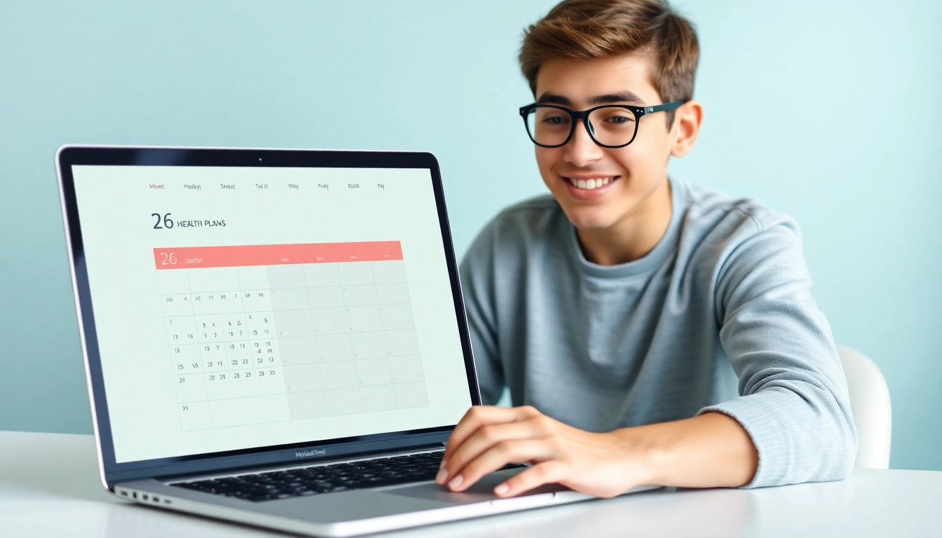 Compare Health Insurance when turning 26 options on a laptop for fast decision.